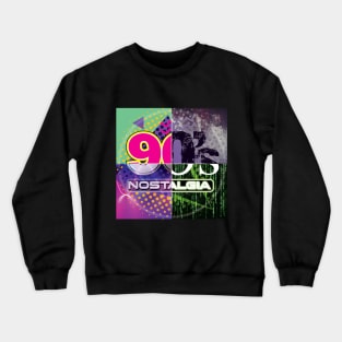 90's Nostalgia Split Differences Crewneck Sweatshirt